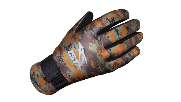OBD 1ST 2mm Gloves - Camo Reef – One Breath Diving